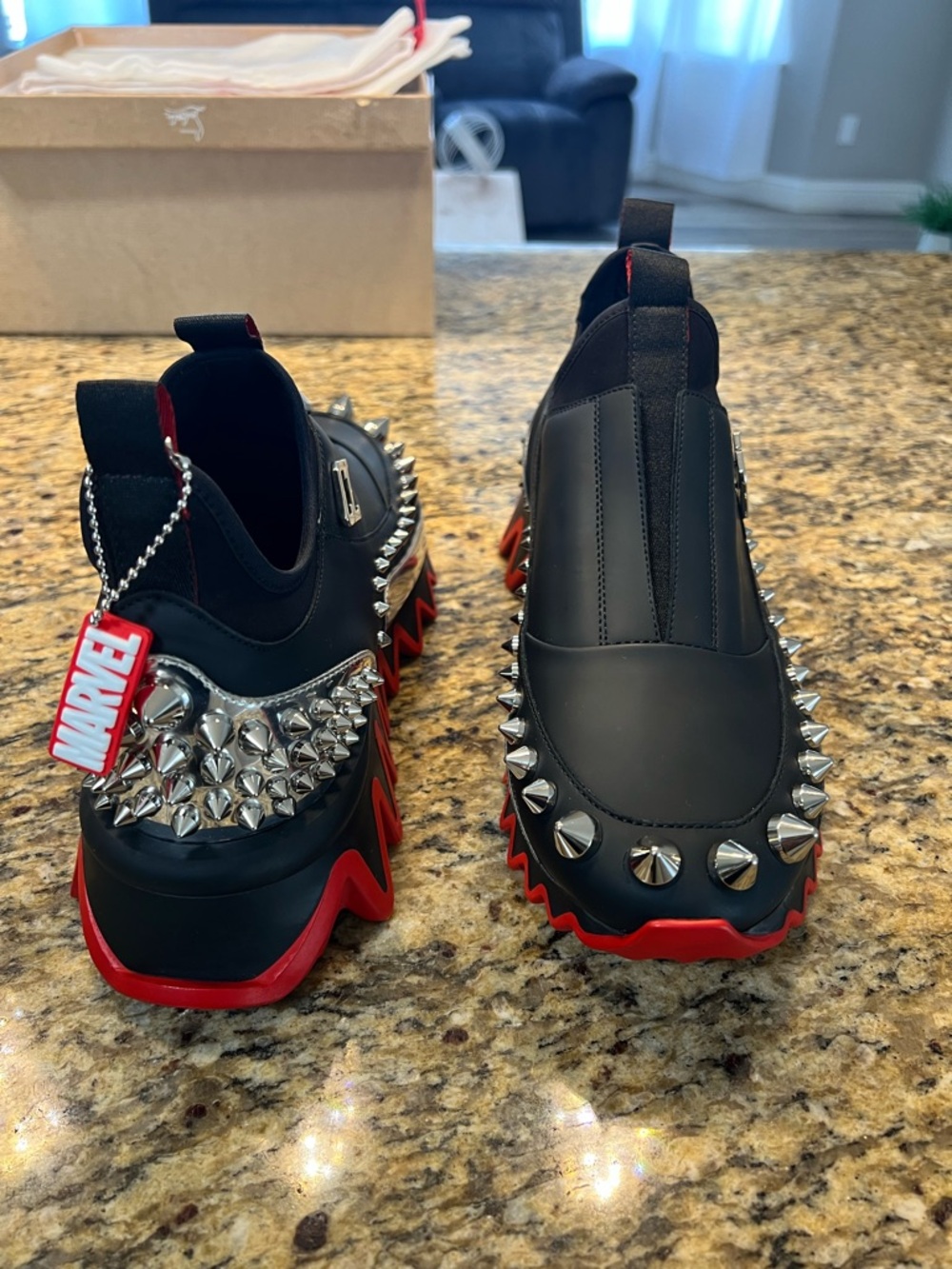 Christian Louboutin X Marvel Khonshu Limited Edition & Belt - Picture 4 of 7